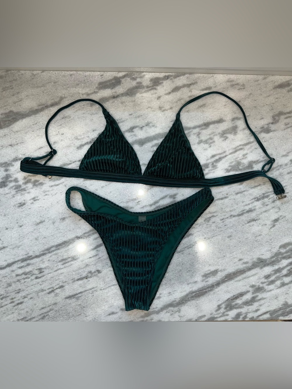 SHEIN Velvet Bikini